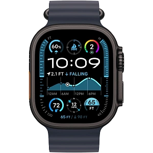 Умные часы Apple Watch Ultra 2 49 мм (2024) Black Case with Ocean Band (49mm, Navy, One size)