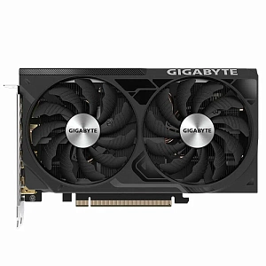 Видеокарта Gigabyte GeForce RTX 4060 Ti 8192Mb, Windforce OC 8 Gb (GV-N406TWF2OC-8GD) 2xHDMI, 2xDP, Ret (Чёрный)