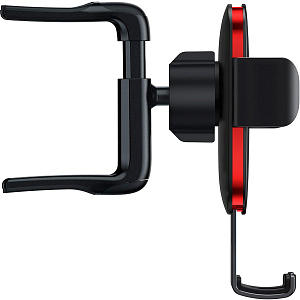 Автомобильный держатель для телефона в дефлектор Baseus Metal Age II (Round Air Vent) (Чёрный)