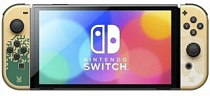 Игровая приставка Nintendo Switch (The Legend of Zelda, 64 ГБ, 7", OLED)