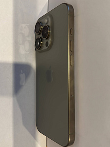 Смартфон Apple iPhone 15 Pro 256GB nanoSim+eSim (Титановый бежевый, 256 ГБ, 8 ГБ, Global, nanoSim+eSim, Уценка)