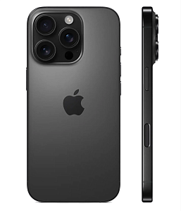 Смартфон Apple iPhone 16 Pro 128GB eSim (8 ГБ, 128 ГБ, Титановый Чёрный, eSim, США, Без Rustore)