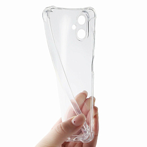 Чехол силиконовый прозрачный на Смартфон Samsung Galaxy A06 (Прозрачный)