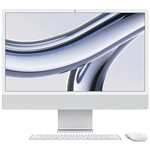Моноблок Apple iMac 24 2023 (M3 8-Core, GPU 10-Core, 16GB, 1TB) (Серебристый, 16 ГБ, 1 ТБ, Z19D000D9)