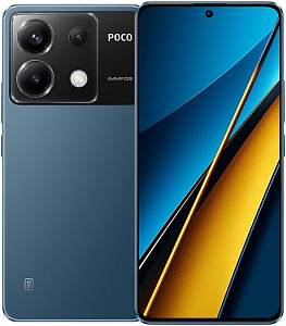 Смартфон Xiaomi POCO X6 5G 8/256GB Global (Синий, 256 ГБ, Global, 8 ГБ, Dual nanoSim, Без Rustore)