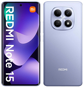 Смартфон Xiaomi Redmi Note 15 4G (8 ГБ, 256 ГБ, Фиолетовый, Global, Dual nanoSim, Без Rustore)