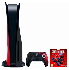 Игровая приставка Sony Playstation 5 (Чёрно-красный, 825 ГБ, С дисководом)