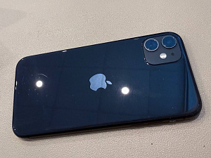 Смартфон Apple iPhone 11 128GB (128 ГБ, Black, 4 ГБ, Global, nanoSim+eSim, Уценка)