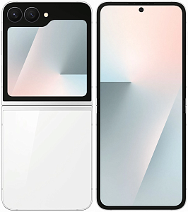 Смартфон Samsung Galaxy Z Flip7 FE (Белый, 8 ГБ, 256 ГБ, Global, nanoSim+eSim, Без Rustore)