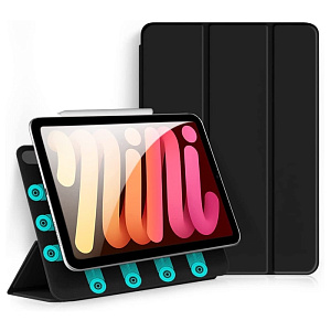 Чехол книжка Gurdini Magnet Smart для iPad Mini 6 (Чёрный)