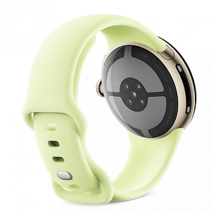 Умные часы Google Pixel Watch 4 (Champagne Gold/Lemongrass, 45mm, LTE)