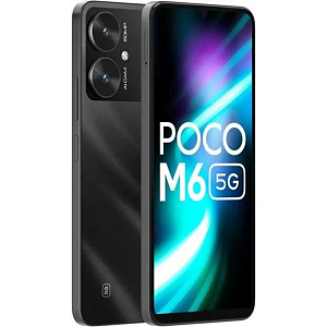 Смартфон Xiaomi POCO M6 4G 6/128GB (Черный, 128 ГБ, 6 ГБ, Dual nanoSim, Global, Без Rustore)