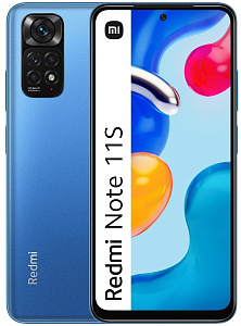 Смартфон Xiaomi Redmi Note 11S 5G 4/128GB Global (Синий, 128 ГБ, 4 ГБ, Global, Dual nanoSim, Без Rustore)
