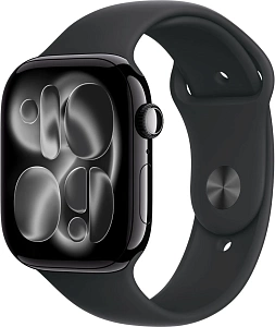 Умные часы Apple Watch Series 11 (Black, Black, Sport Band, 42mm, S/M)