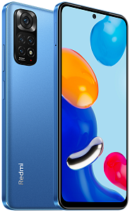 Смартфон Xiaomi Redmi Note 11 4/128GB NFC (RU/A) (4 ГБ, 128 ГБ, Синий, RU, Dual nanoSim, Без Rustore)