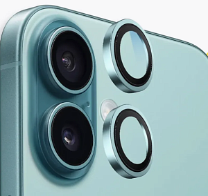 Защитное стекло на камеру Remax Gl-27 для iPhone 16 / 16 Plus (Зеленый)