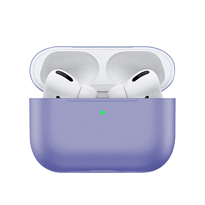 Чехол силиконовый для AirPods Pro 2 (Фиолетовый)