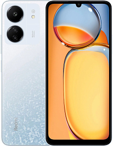 Смартфон Xiaomi Redmi 13C 6/128GB NFC RU/A (Белый, 6 ГБ, 128 ГБ, RU, Dual nanoSim, Без Rustore)