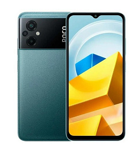 Смартфон Xiaomi POCO M5 4/128GB (Зелёный, 128 ГБ, 4 ГБ, Global, Dual nanoSim, Без Rustore)