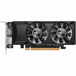 Видеокарта ASRock 6144Mb Intel Arc A380 Low Profile 6GB (A380 LP 6G) 1xDP, 1xHDMI, Ret (Чёрный)