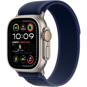 Умные часы Apple Watch Ultra 2 49 мм (2024) Natural Case with Trail Loop (49mm, Blue M/L, M/L)