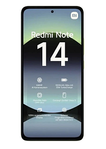 Смартфон Xiaomi Redmi Note 14 4G 6/128GB (Зелёный, 6 ГБ, 128 ГБ, Dual nanoSim, Global, Без Rustore)