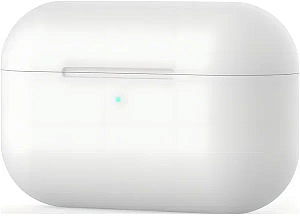 Чехол силиконовый для AirPods Pro (Белый)