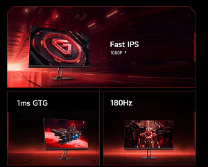 Монитор Xiaomi Redmi G24 180Hz 23.8" (P24FCA-RG) (Черный, 23.8, IPS, CN)