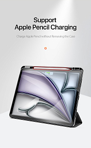 Чехол-книжка Gurdini Dux Ducis Domo Series для iPad Air 4/5 10.9 / Air 11 (2024) (Розовый)