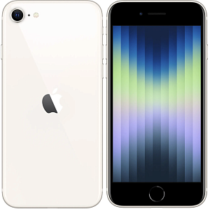 Смартфон Apple iPhone SE 2022 64GB (Белый, 64 ГБ, 4 ГБ, nanoSim+eSim, Global, Без Rustore)