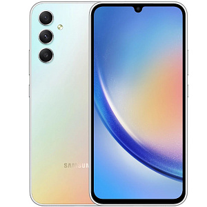 Смартфон Samsung Galaxy A34 5G 8/256GB (8 ГБ, 256 ГБ, Серебристый, Global, Dual nanoSim, Без Rustore)