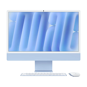 Моноблок Apple iMac 24 2024 (M4 10-Core, GPU 10-Core, 32GB, 512GB) (Синий, 32 ГБ, 512 ГБ, Z1EQ000N3)