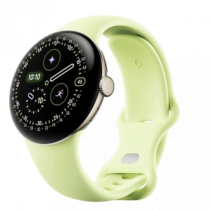 Умные часы Google Pixel Watch 4 (Champagne Gold/Lemongrass, 45mm, LTE)