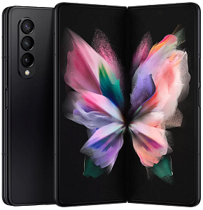 Смартфон Samsung Galaxy Z Fold3 256GB (RU/A) (Чёрный, 12 ГБ, 256 ГБ, RU, nanoSim+eSim, Без Rustore)