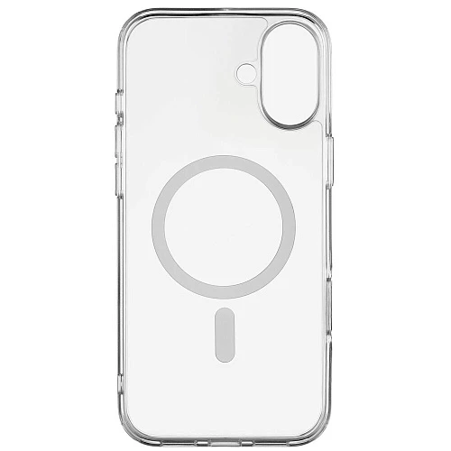 Чехол силиконовый прозрачный MagSafe для iPhone 16
