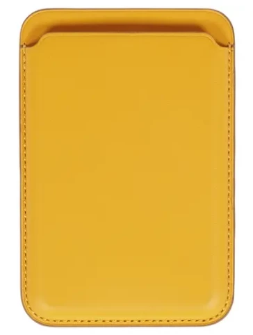 Картхолдер Leather Wallet (Жёлтый)